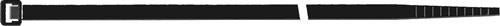 SAPISELCO 100x Kabelbinder Länge 280 mm Breite 3,5 mm schwarz Außenbereich - SEL.UV.212