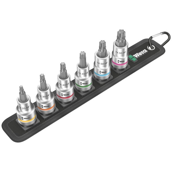 Wera Belt C 3, 1/2 Bit-Nüsse Torx HF6tlg. - 003997