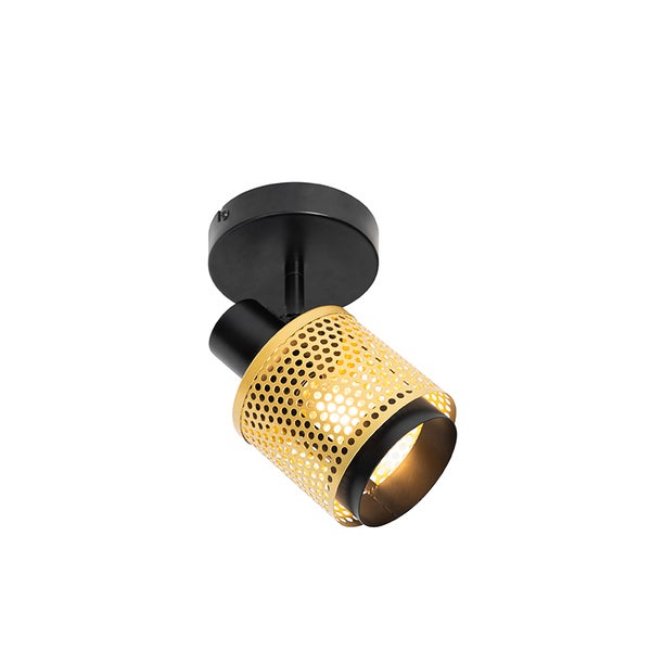 Schwenkbarer Deckenstrahler mit Metallsieb