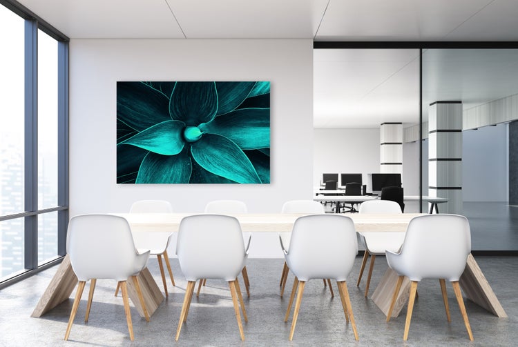 Canvas-Akustikbild mit sehr guten Schallabsorptions-Eigenschaften für eine gute Raumakustik 90x60cm AB00020