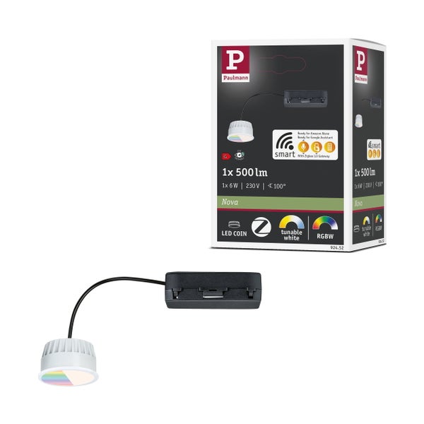 LED-Einbaustrahler, rund, schwenkbar, weiß