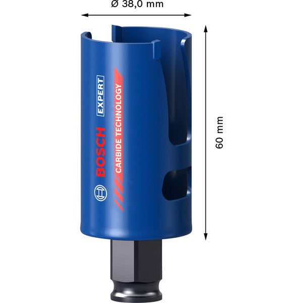 Bosch Expert Lochsäge mit 38 Millimeter Durchmesser und 60 Millimeter Länge