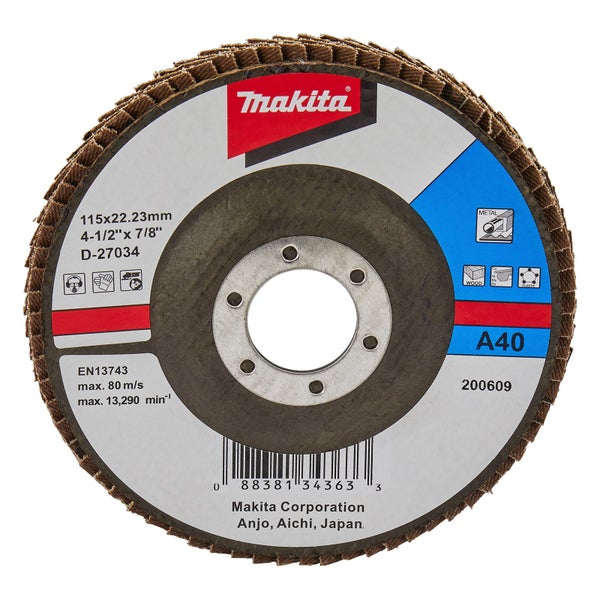 Makita Schleifmopteller, 115 x 22,23 Millimeter