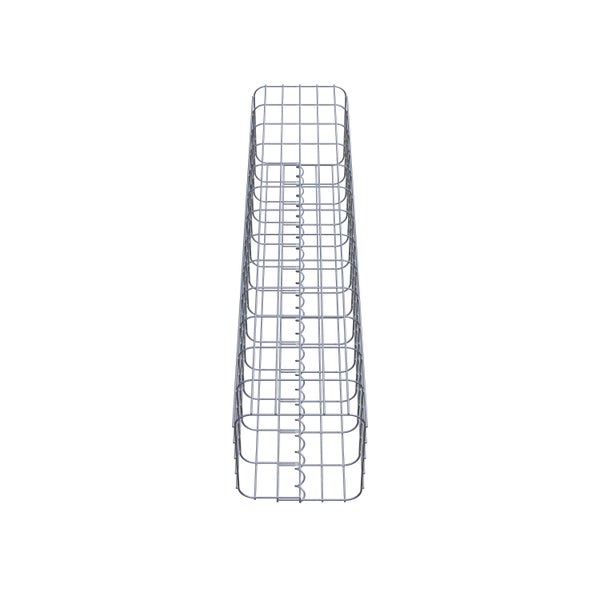 Gabionensäule 27 x 27 cm, MW 5 x 10 cm eckig - Höhe: 1,30 m
