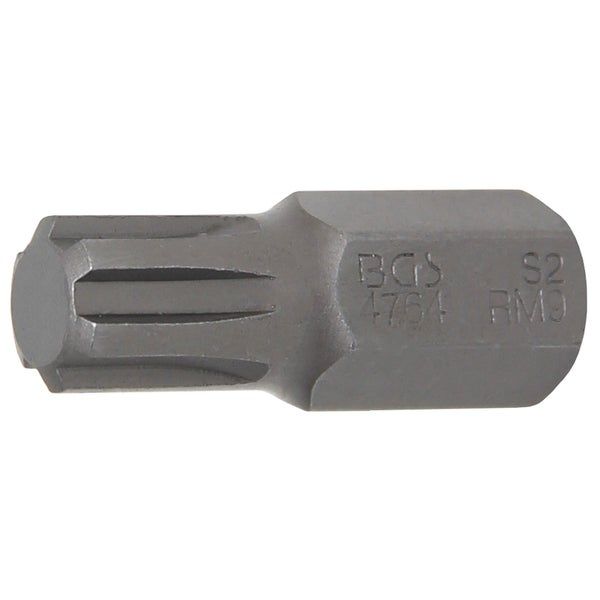 BGS Bit Antrieb Außensechskant 10 mm (3/8) Keil-Profil (für RIBE) M9 - 4764