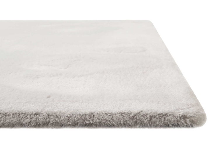 Teppich Hellgrau kuschelig & flauschig Vita Homie Living 130x190 cm
