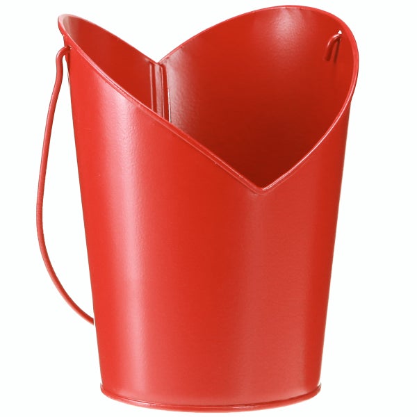 Dekorativer Metalleimer mit Griff