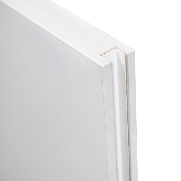 Tür doppelflügelige Schiebetür Komplettset weiß 1760x2035 doppel Holztür Schiebetürsystem -  Quadratgriff+2seitiger Softclose