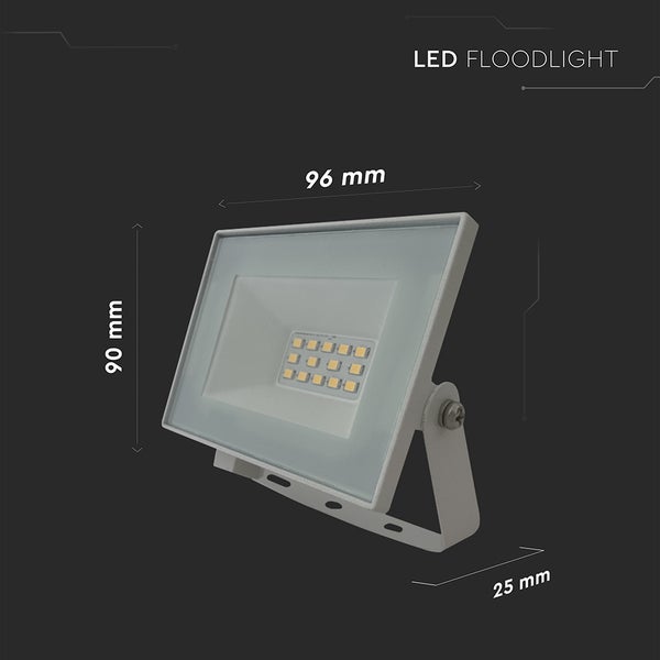 LED Strahler mit den Maßen 96 mm x 90 mm x 25 mm