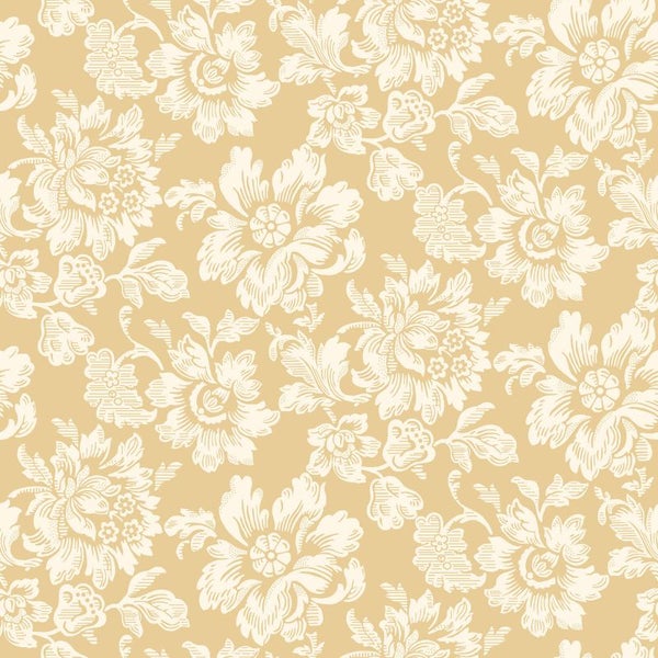 Duro Tapete Blumen Gelb - 53 cm x 10.05 m - 661193