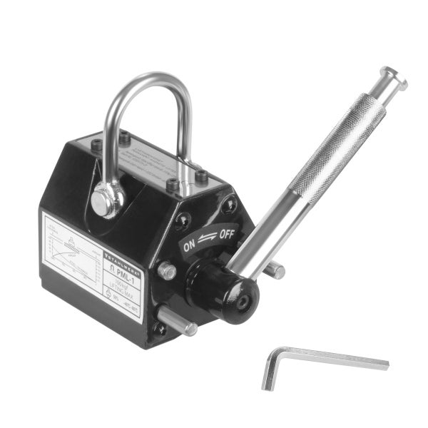STAHLWERK Lasthebemagnet mit 100 kg 220 lbs Tragkraft und 350kg 771 lbs Zugkraft