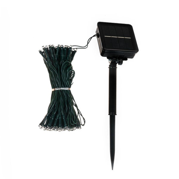 Lindby LED Solar Lichterkette aussen IP44 wetterfest, 11,9 m 100 Deko Lichter Solarlichterkette 8 Modi Outdoor Garten Balkon Terrasse