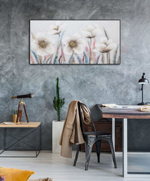 Handgemaltes Gemälde Acrylfarbe 120x60cm Pastell