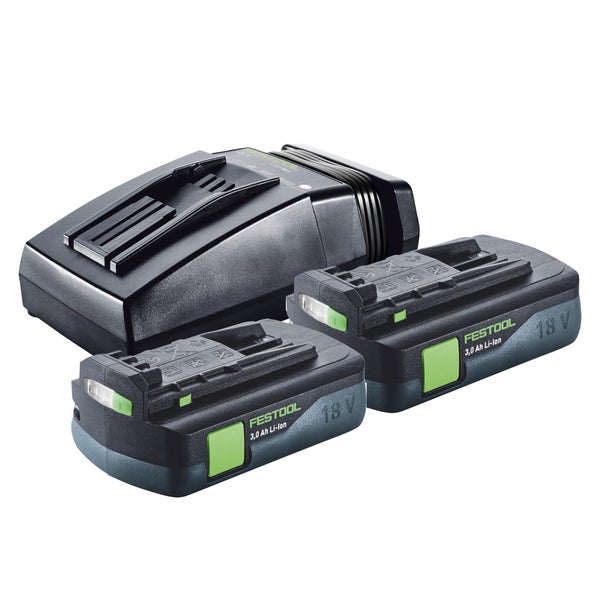 Festool T 18+3 Basic Akku Bohrschrauber 18 V 50 Nm Brushless + 2x Akku 3,0 Ah + Ladegerät + Systainer