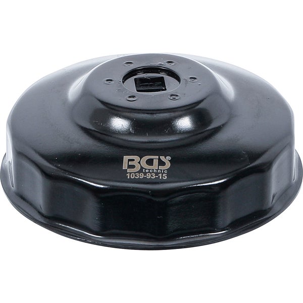 BGS Ölfilterschlüssel 15-kant Ø 93 mm für Honda / Mazda / Mitsubishi / Nissan / Volvo - 1039-93-15