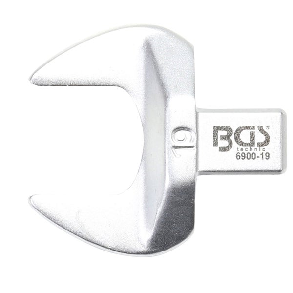 BGS Einsteck-Maulschlüssel 19 mm Aufnahme 9 x 12 mm - 6900-19