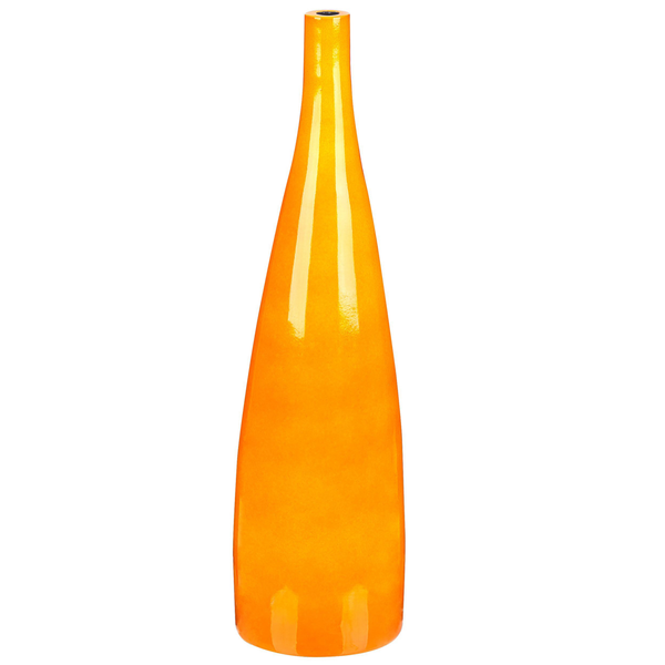 Blumenvase SABADELL Keramik 50 cm Orange