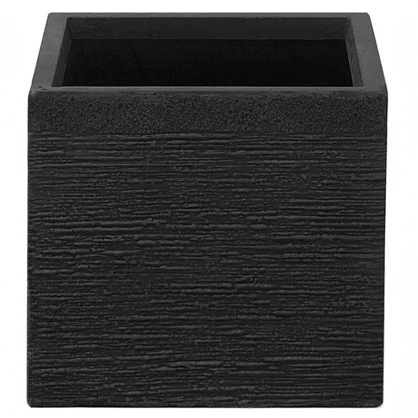 Blumenkübel PAROS 30 cm Schwarz
