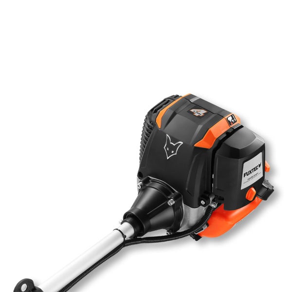 FUXTEC Benzin Motorsense FX-4MS142 - 42,5ccm | Rasentrimmer 1,7PS  | Easy Start | 8kg  | 320 mm  | mit Faden + Messer | 4-Takt | 1,25kW