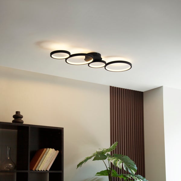 Moderne Deckenleuchte mit ringförmigem Design für Innenräume