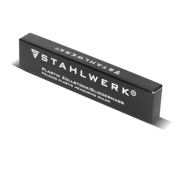 Stahlwerk Plastik Zollstock Gliedermass in der Originalverpackung.