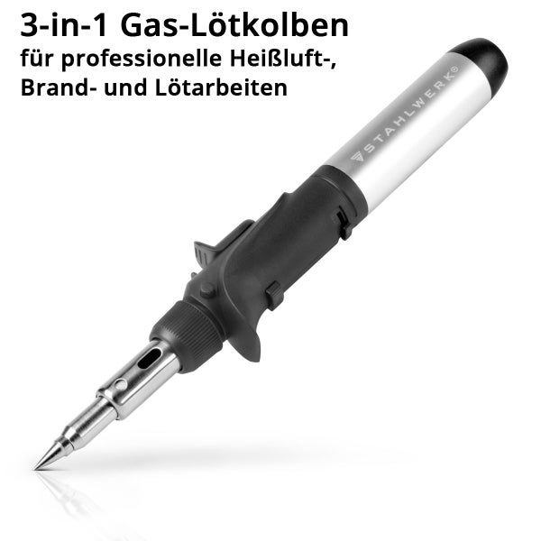 Gas-Lötkolben GLK-500 ST Gas-Löt-Set 200 - 500°C Löttemperatur