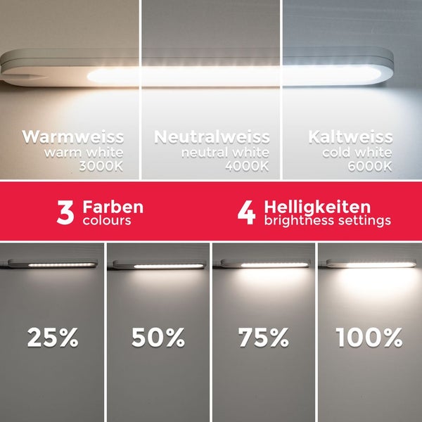 CCT LED Stehleuchte, weiß, 1xLED-Platine/6,5W