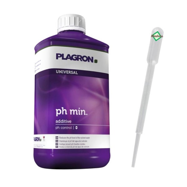 Plagron pH-MINUS 1 Liter – Mineralischer pH-Regulator für optimales Wachstum & Ertrag in Garten, Teich, Pool & Hydrokultur mit präziser Dosierung