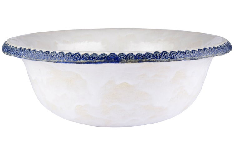 Keramikschüssel mit verzierter Bordüre