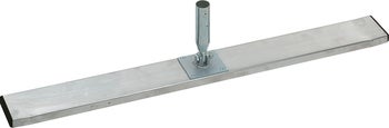 Abziehbohle aus Aluminium mit Gelenkhalterung für Betonarbeiten.