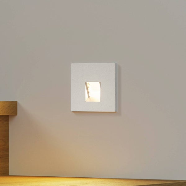 Arcchio LED Wandeinbaustrahler Vexi (Modern) in Alu aus Aluminium (1 flammig, ) Wohnzimmerleuchte