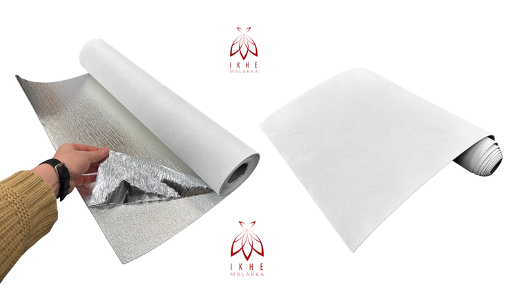 Rolle Tapete mit Isolierung auf der Rückseite