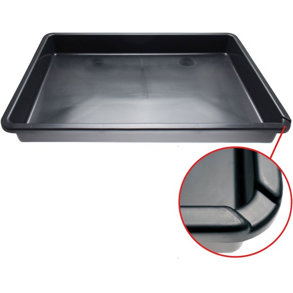 BGS Mehrzweckwanne mit Ausgießer schwarz 50 l - 9997