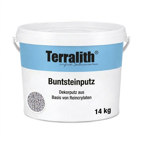 Terralith Buntsteinputz Dekorputz auf Basis von Reinacrylaten 14 Kilogramm