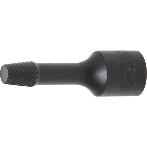 BGS Spiral-Profil-Steckschlüssel-Einsatz / Schraubenausdreher Antrieb Innenvierkant 10 mm (3/8) 8 mm - 5281-8