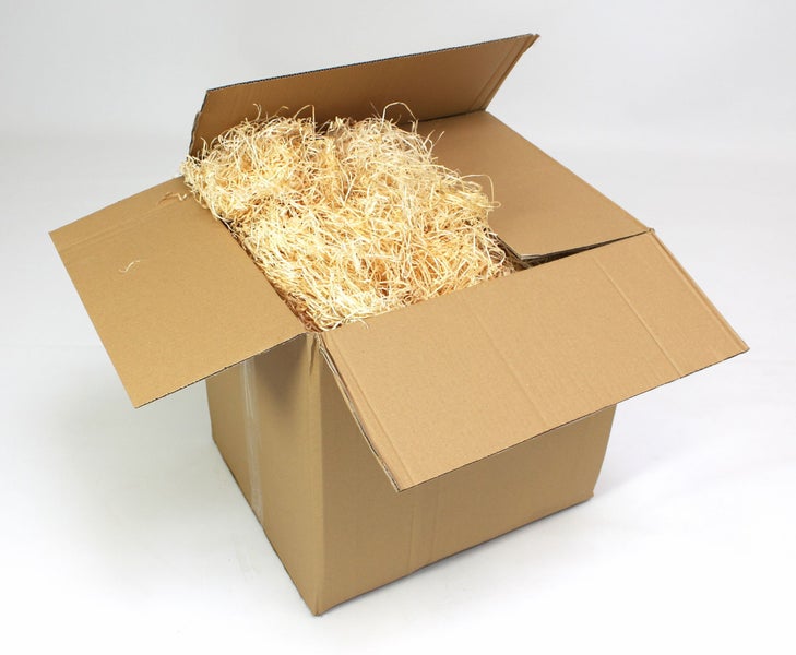 FRANK FLECHTWAREN | Holzwolle Natur, 10 kg, HOLZ, 10 kg