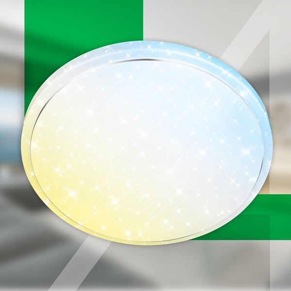 LED Deckenlampe Deckenleuchte Effizienzklasse A Dimmbar Fernbedienung CCT