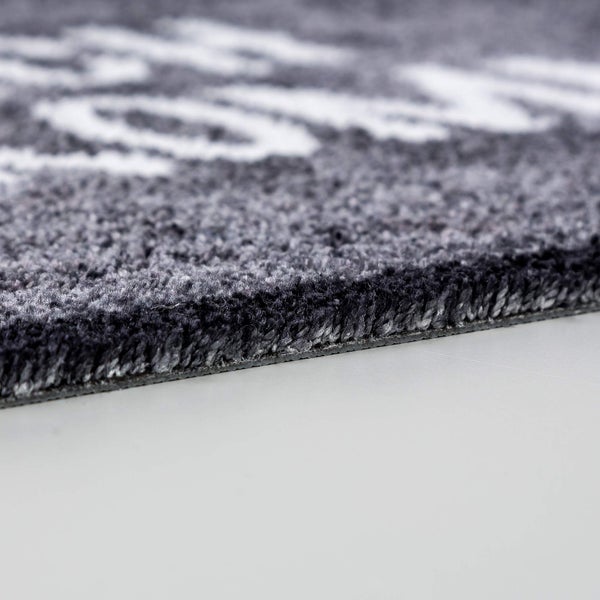 Detailansicht einer Fußmatte mit Textilmischung