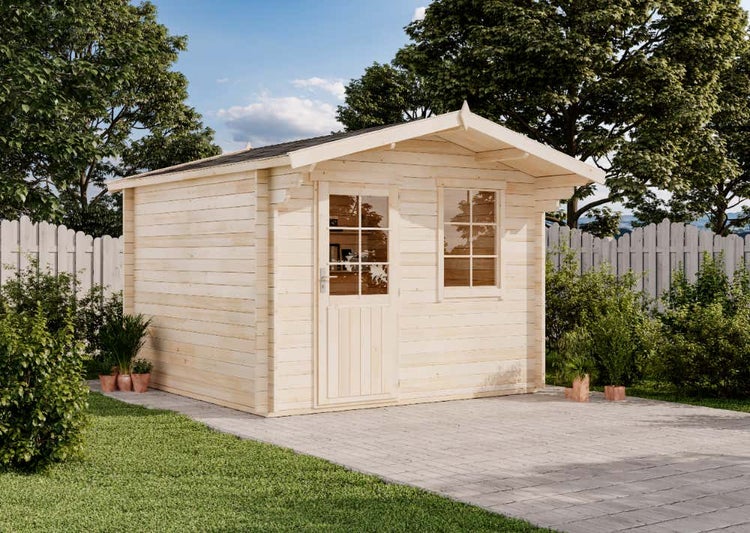 Alpholz Gartenhaus Clara40 ISO Gartenhaus aus Holz, HORNBACH