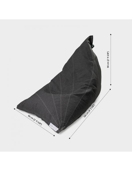 Sitzsack Pouf Outdoor Onyx 90X90X90Cm - Maanta® Randa