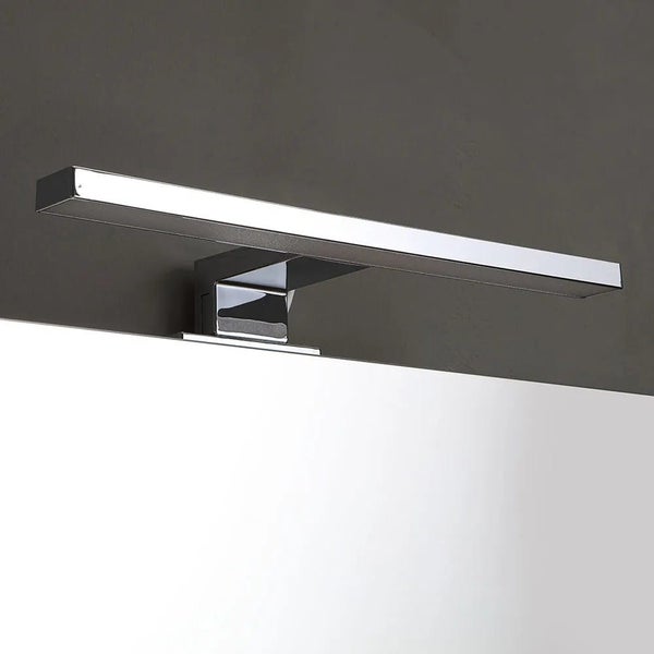 Moderne Badezimmerleuchte aus Metall zur Anbringung über einem Spiegel