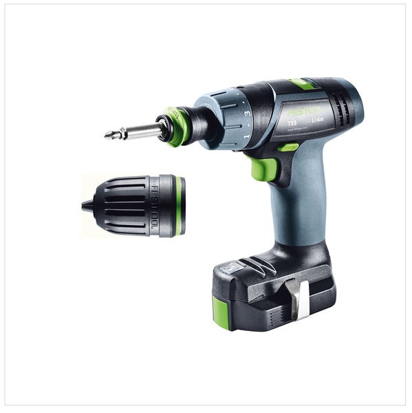 Festool TXS Li 2,6 Plus Akku Bohrschrauber 10,8V ( 564509 ) 16Nm im Systainer + 2x 2,6Ah Akku + Ladegerät