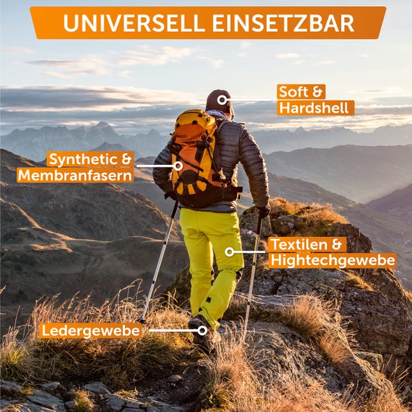 Nordicare Textil Imprägnierspray [500ml] Universal Imprägnierspray Jacke Sneaker Schuhe I Imprägnierung's Spray Regenjacke, Goretex I Textil Schuh wasserdicht imprägnieren