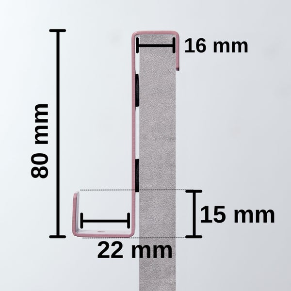 DEKAZIA® 4 Türhaken Kinderzimmer rosa | Türgarderobe Kinder | Türhaken zum Einhängen | Kleiderhaken Tür | Tür Garderobe | Garderobenhaken Tür Kleiderhaken | Türhänger Haken Tür Haken Türaufhänger