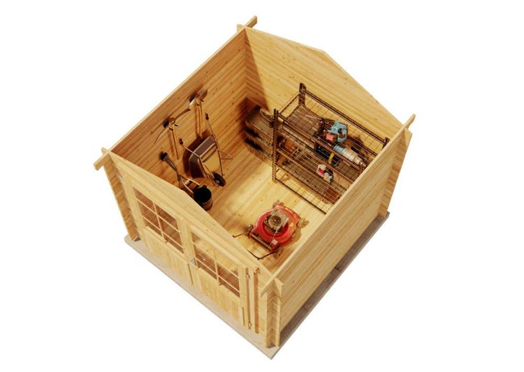 Runder Aktivkohlefilter mit Halteklammern zur Dunstabzugshauben-Reinigung