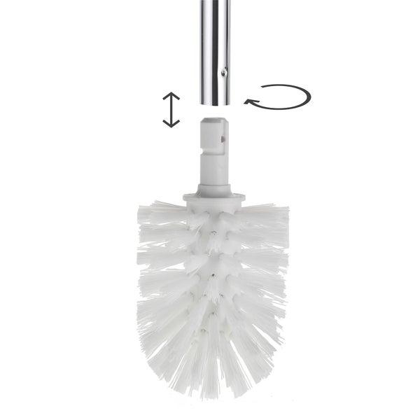 KEUCO Toilettenbürstenkopf, 3 Stück, für Elegance, Astor und Amaro, weiß