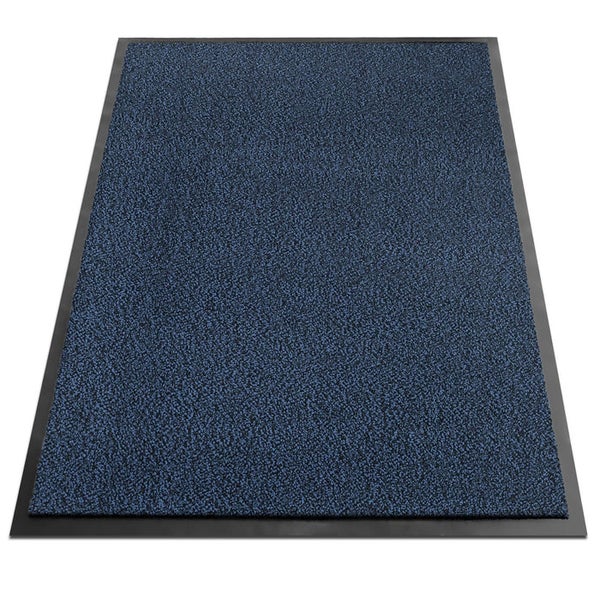 FLOORDIREKT Schmutzfangmatte SKY - Türvorleger für innen und außen - Rutschfest - 90  x 300 cm - Blau