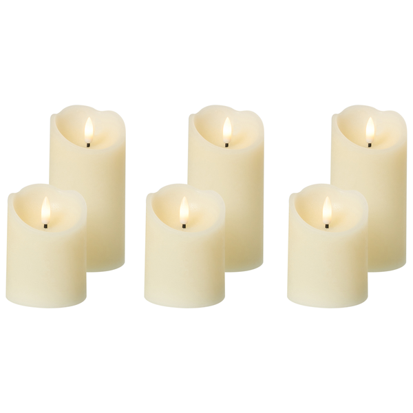 Sechs LED Kerzen