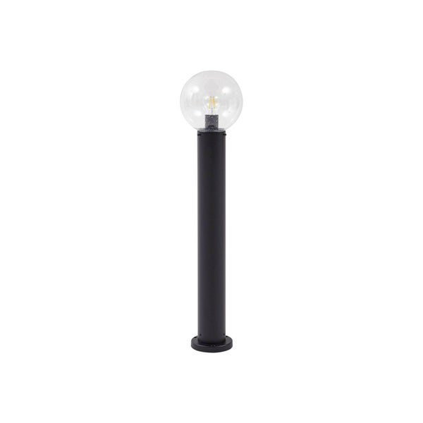 Lindby Außenleuchte Dangan (spritzwassergeschützt (Modern) aus Glas (1 flammig, E27) - Wegeleuchte Pollerleuchte Wegelampe Sockelleuchte