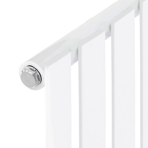 ECD Germany Stella Design Paneelheizkörper - 370 x 1600 mm - Weiß - Heizkörper Handtuchwärmer Handtuchtrockner Designheizkörper Badheizkörper